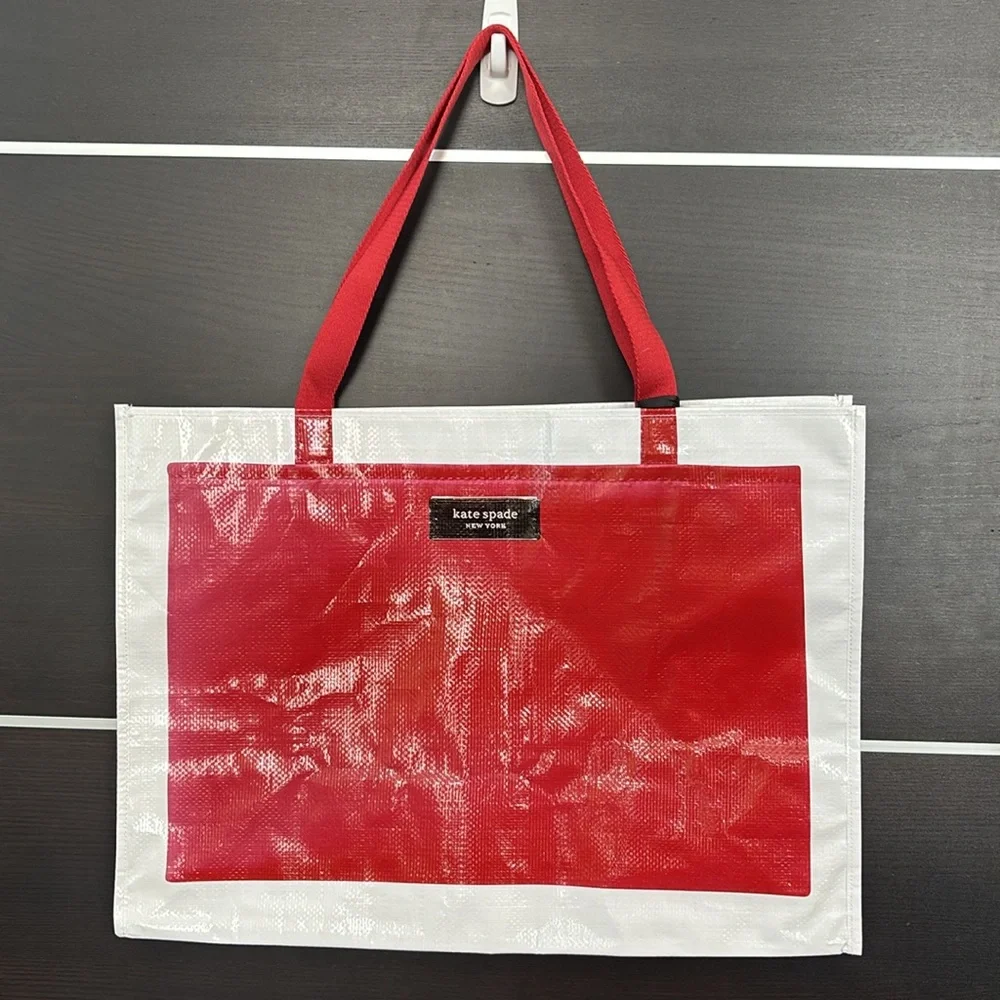 Kate Spade LIMIT EDITION x Target Large Red and White Tote Bag